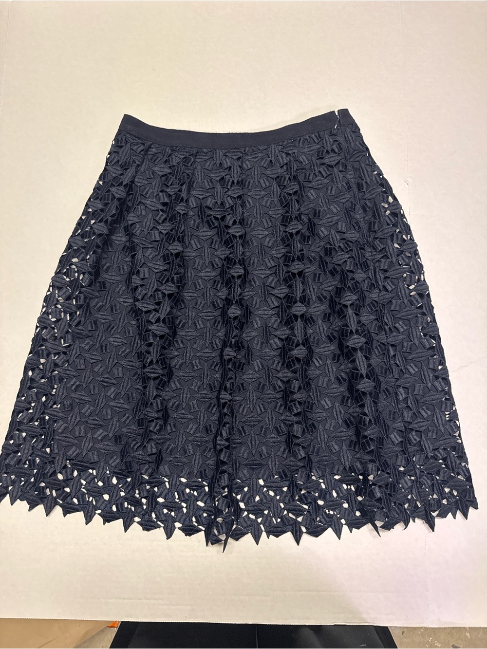 Ann Taylor Black Lace A-Line Women's Skirt